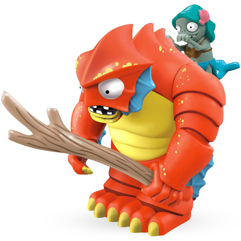 正版植物大战僵尸儿童深海巨人僵尸磁吸附体小僵尸过家家玩具