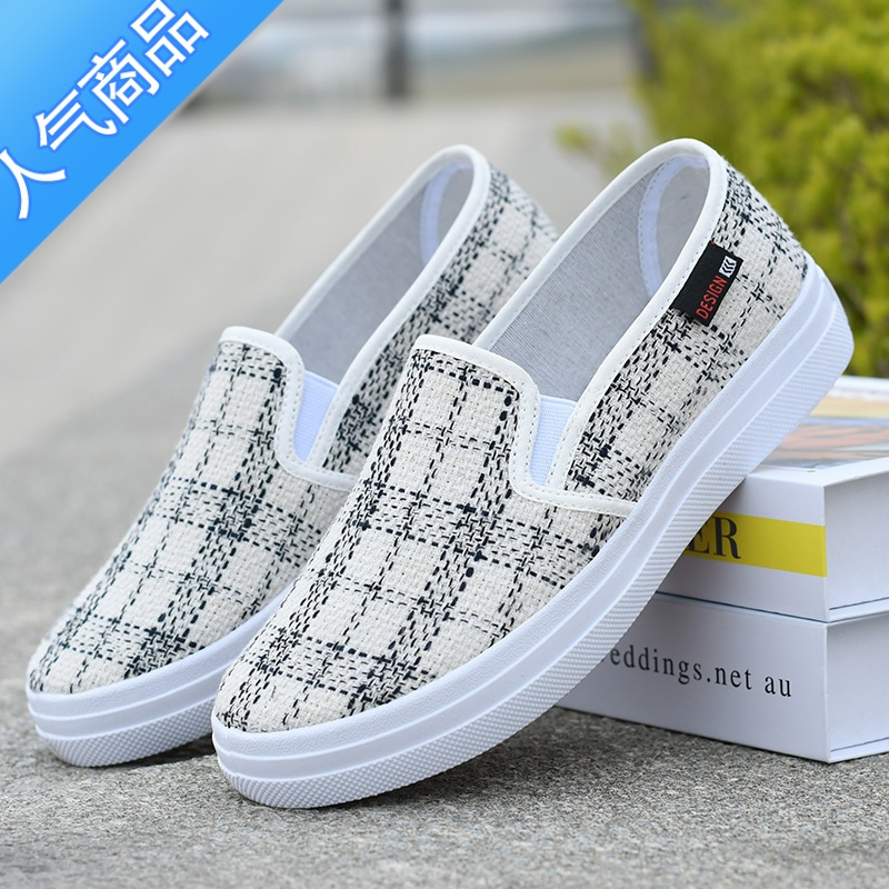 春秋款老北京布鞋女帆布鞋新品时尚潮流女鞋舒适平底百搭透气休闲