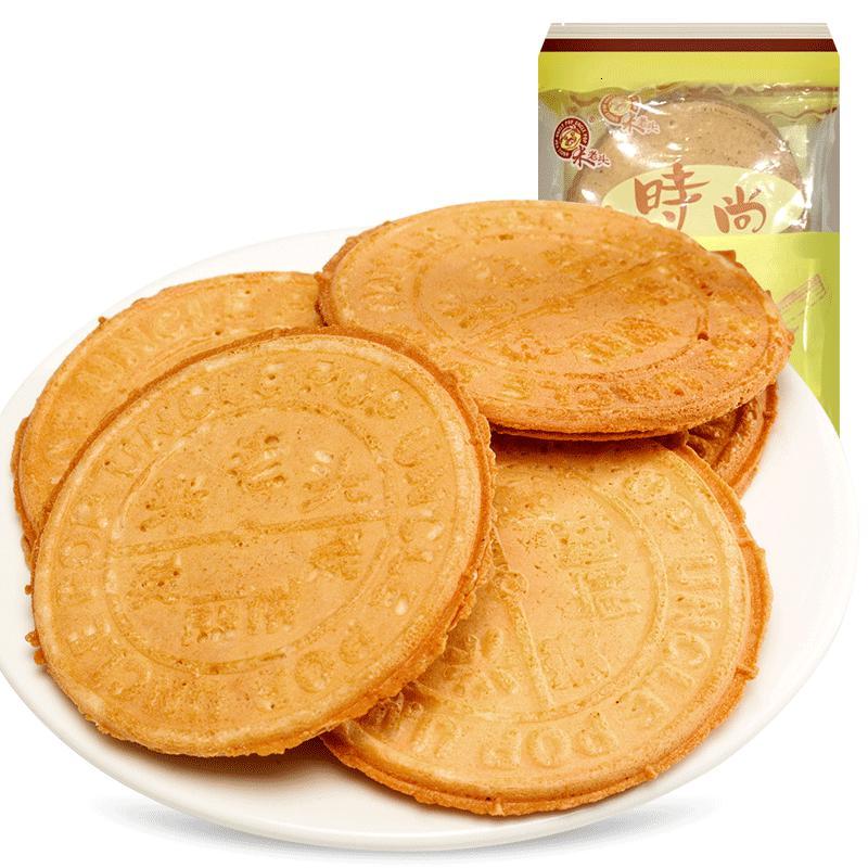 米老头法式薄饼牛奶味150g小零食鸡蛋饼散称饼干小袋装早餐代餐下午茶