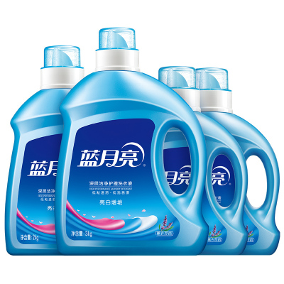 蓝月亮（亮白洗衣组合：薰亮白3kg+薰亮白2kg+薰亮白1kg×2）