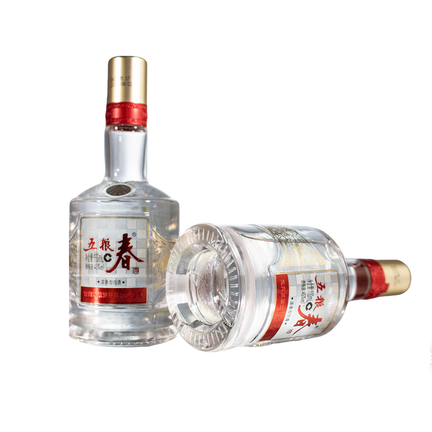 五粮液 五粮春45度100ml*12 光瓶小酒版 浓香型白酒高清大图