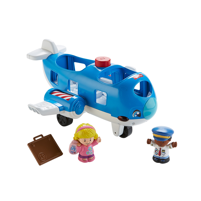 Little People小小探索家冒险小飞机 费雪Fisher Price儿童玩具 FKC77