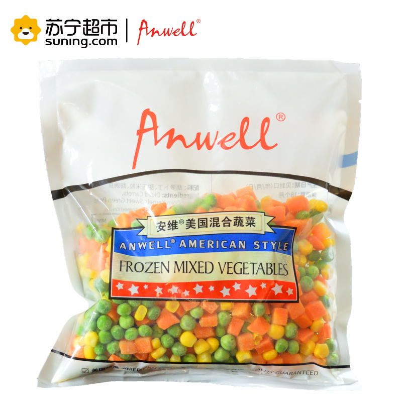 安维(Anwell)美国冷冻混合蔬菜300g