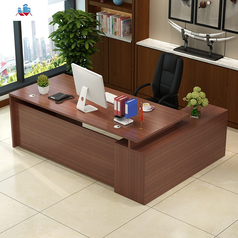 老板总裁办公桌简约现公室商用大气班台单人电脑办公桌椅组合泰空仓