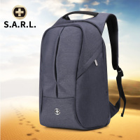 S.A.R.L瑞士双肩包都市休闲运动休闲包多功能尼龙防泼水双肩包 商务 双肩背式电脑包15.6英寸男女通用