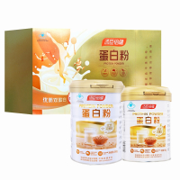 礼盒装共600g+送B族30粒]汤臣倍健蛋白粉450g+150g 礼盒装 双蛋白 增强免疫力 旗舰店正品