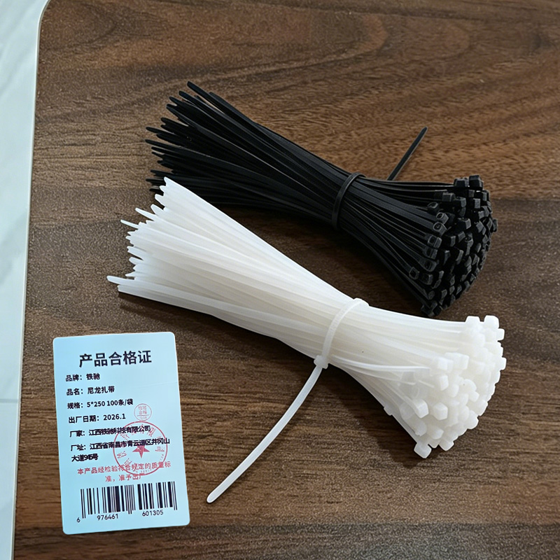 铁驰 尼龙扎带 5*250 100条/袋高清大图