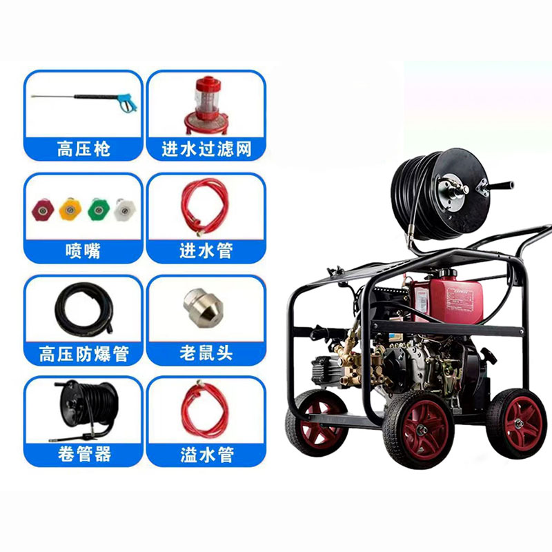 卡西斯顿 汽油管道疏通机 KT-300(汽油) 台高清大图