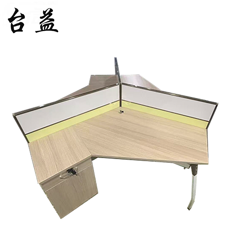 台益 办公桌 三人位屏风工位 TY-GW2024132 1850*2150*1080mm 张高清大图