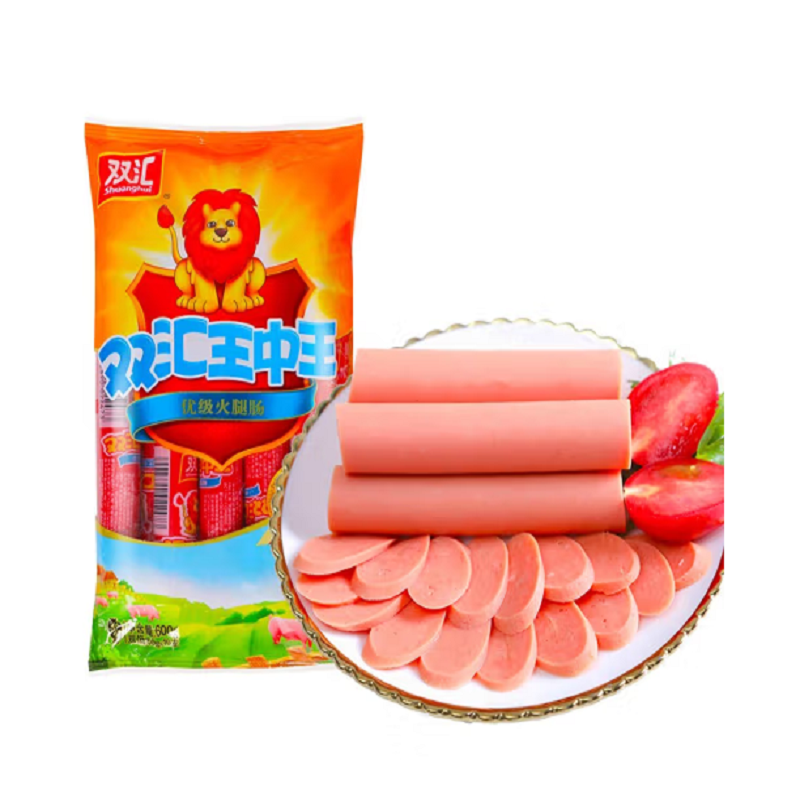双汇(Shuanghui) 王中王火腿肠600g/袋(60gx10支)