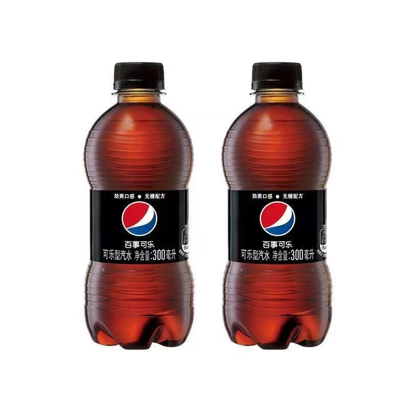 百事可乐无糖可乐300ml*6瓶装