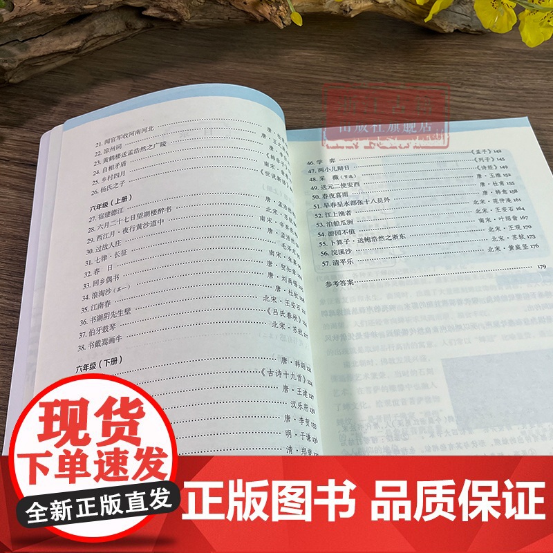 小学生必背古诗文(5-6年级名师解读权威版本) 2025新版人教版课本同步必背古诗词 诗文翻译+赏析+拓展练习 小学生必高清大图