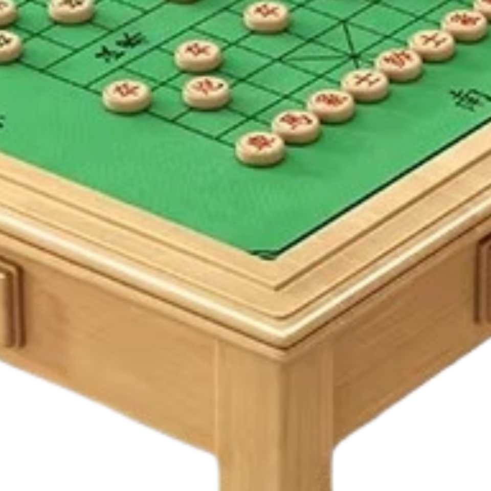 乐琪艺棋牌桌 一桌四椅套高清大图