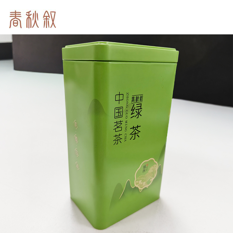 春秋叙 鲜叶绿茶 250g 罐高清大图