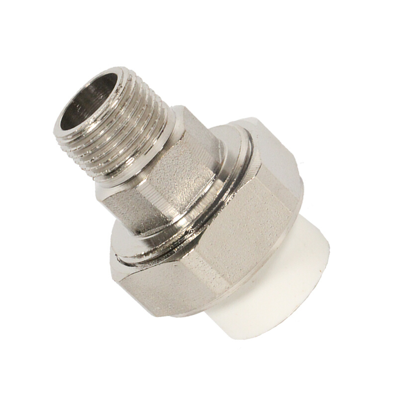 国标PPR水管配件 外丝外牙螺纹活接头 50*1-1/2“mm 1个