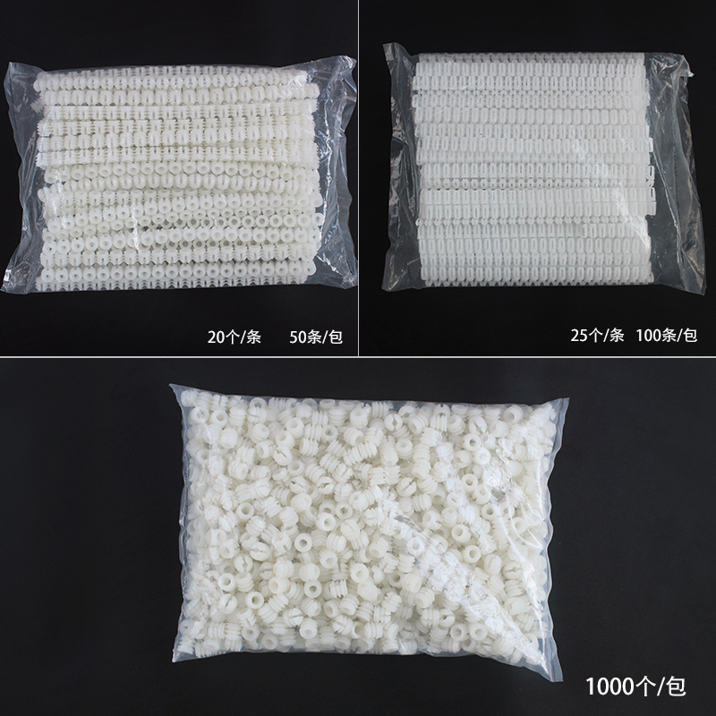 家具组合螺丝三合一连接件膨胀螺母阿斯卡利胶粒预埋件尼龙塑料膨胀塞胶头