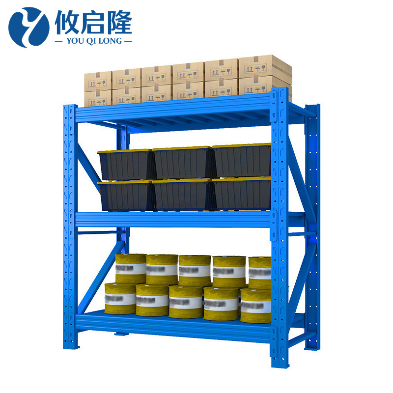 攸启隆三层中型货架高清大图