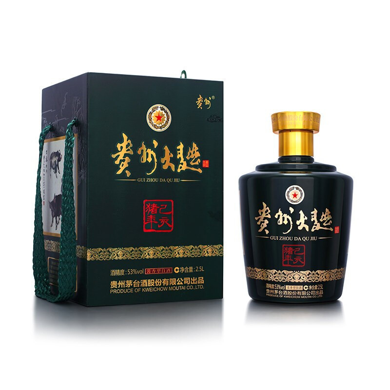 贵州茅台 贵州大曲已亥猪年酒 53度 2.5L 单瓶装 生肖纪念酱香型白酒