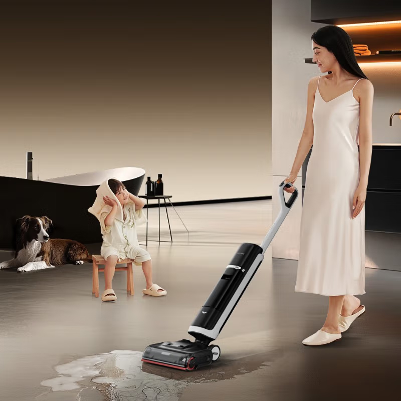 追觅H40Ultra蒸汽热水洗地躺平0缠毛洗拖一体自动清洗拖地 H40 Ultra