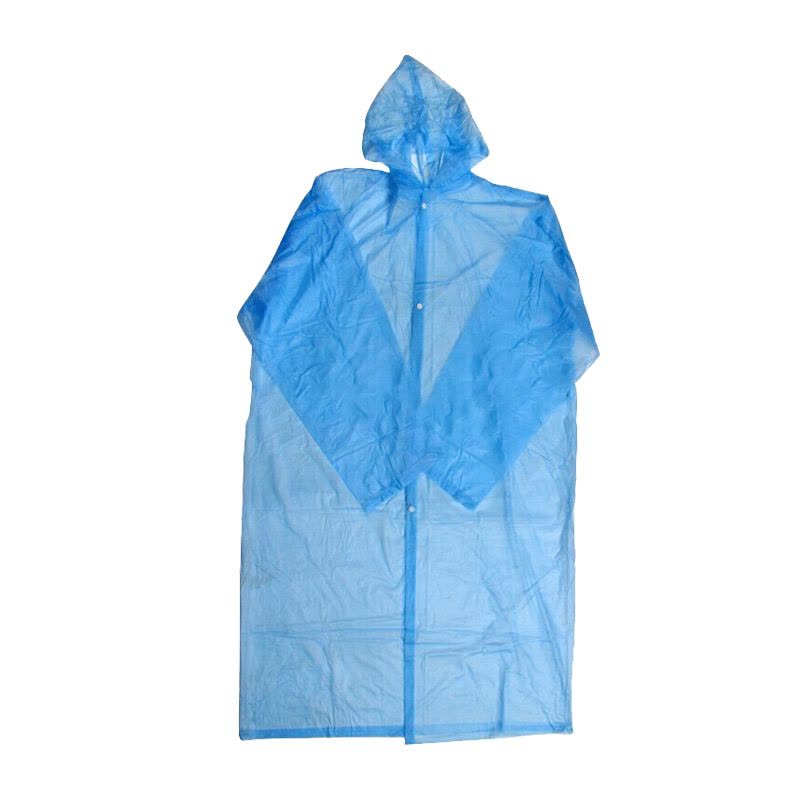 海亚森 TK-5011 一次性PE雨衣 长款均码蓝色 (计价单位:件)图片
