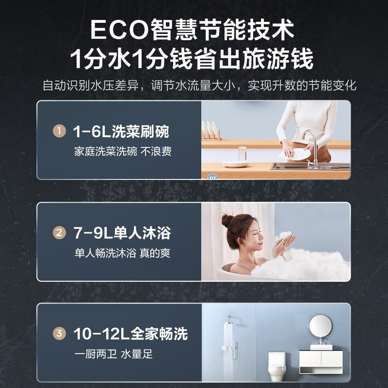 美的(Midea)抽油烟机家用侧吸式烟灶套装21大吸力油烟机灶具套装三件套热水器燃气灶套装J25S+Q217B+HWF