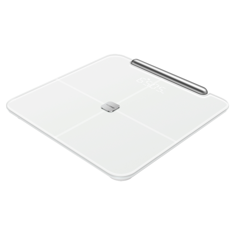 华为(HUAWEI)HAG-B19 智能体脂秤2 Pro体重秤电子秤 WiFi蓝牙双连接 雅致白 (单位:台)