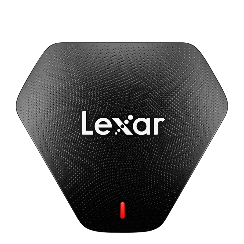 雷克沙(LEXAR)三合一多功能读卡器 USB3.1 Type-C接口高传输速 支持TF卡/SD卡/CF卡