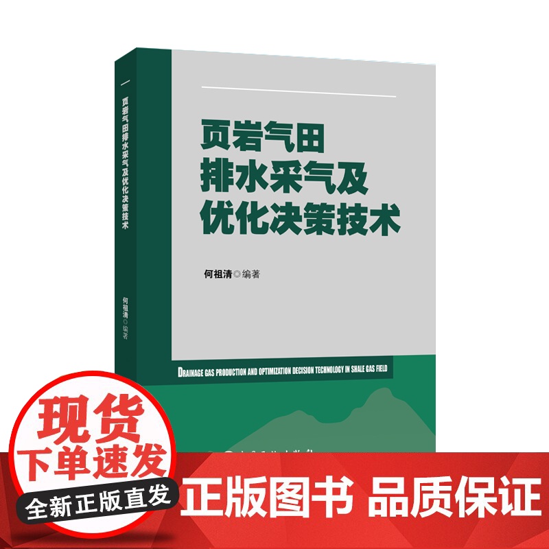 页岩气田排水采气及优化决策技术中国石化出版社高清大图