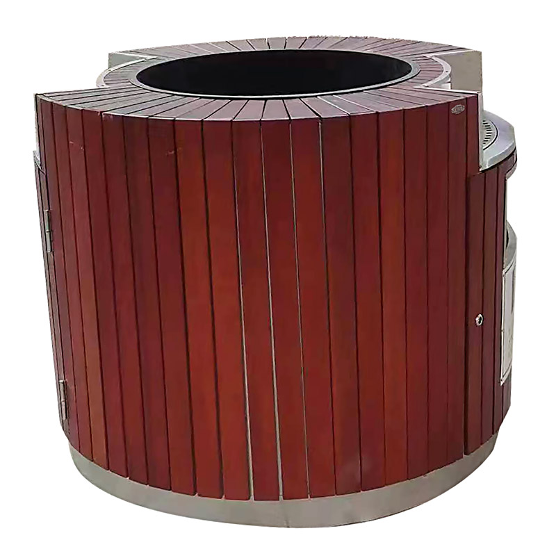 广亿隆 户外果皮箱环卫垃圾桶高铁站花箱 120*120*95cm 个高清大图