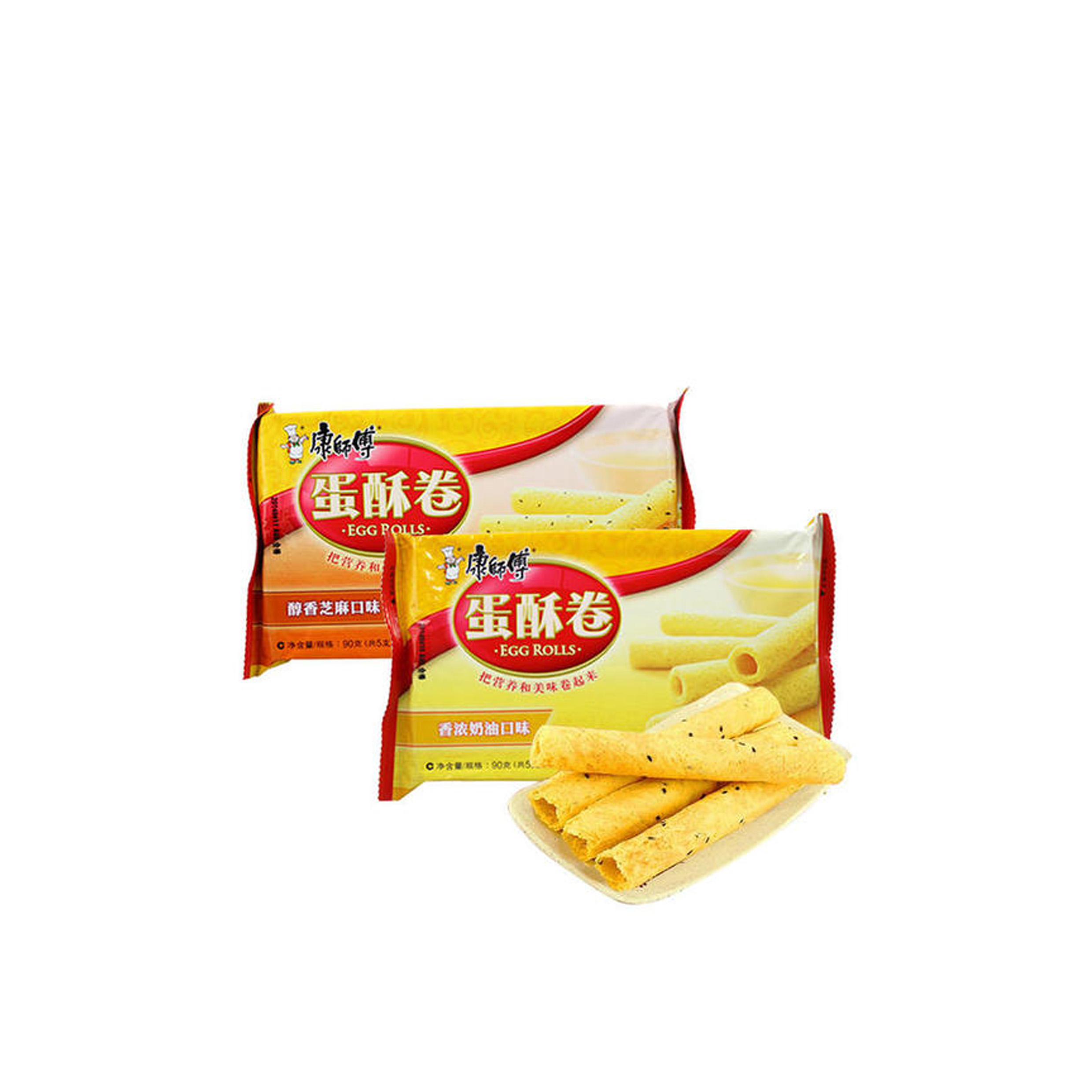 康师傅蛋酥卷三支入醇香芝麻54g