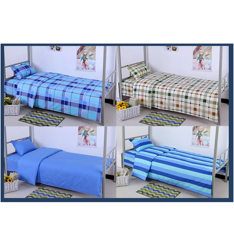 金丝莉(kintheri) LH 纯棉床品六件套 公寓单人床床品 六件套(被子+褥子+枕头+被套+枕套+床单)