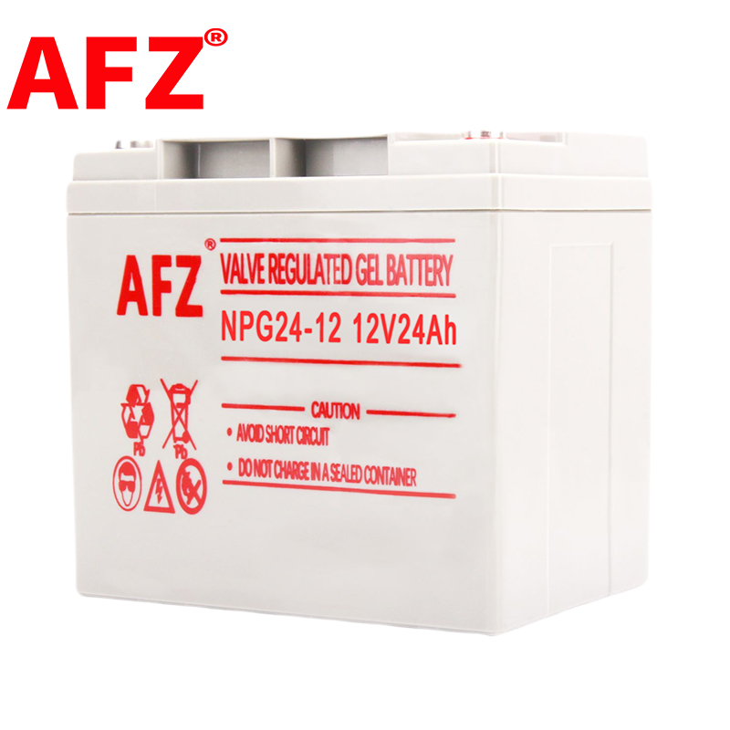 AFZ铅酸太阳能蓄电池12V24AH电瓶直流屏照明音响UPS电源NPG24-12高清大图