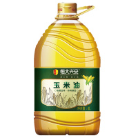 恒大兴安 非转基因纯正玉米胚芽油 4L 物理压榨 家庭桶装食用油 清淡不油腻