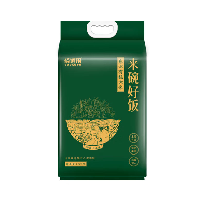 裕道府 来碗好饭 有机大米 袋装5kg(单位:袋)