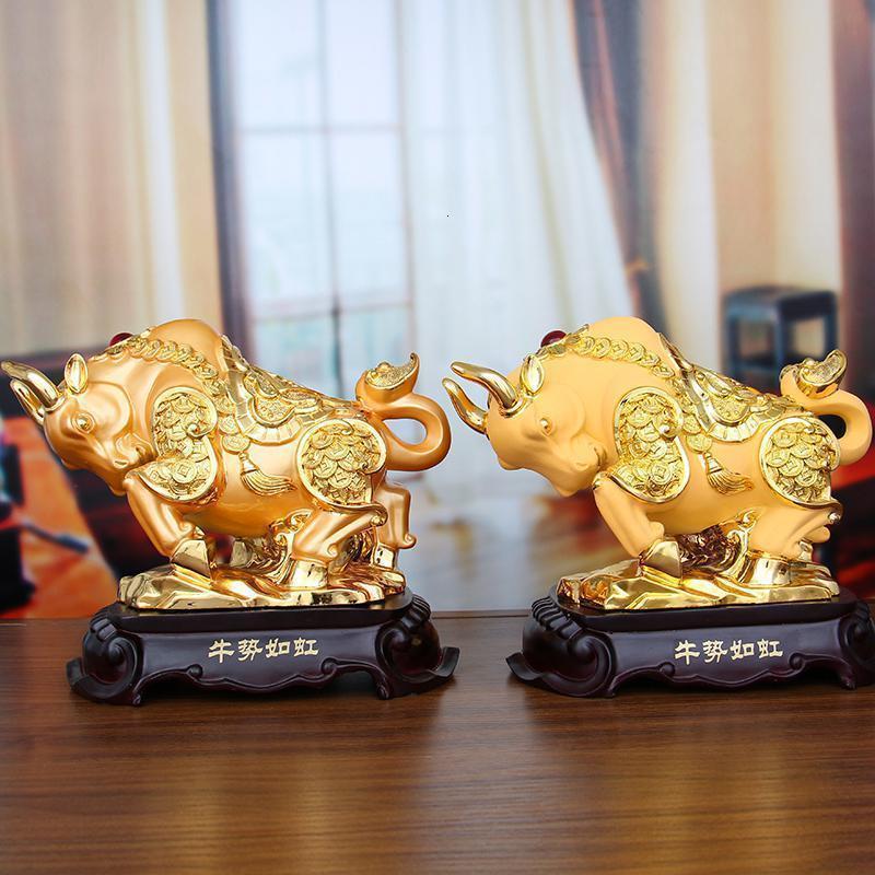 美帮汇牛摆件十二生肖牛工艺品居家卧室创意装饰品公司开业礼品视频