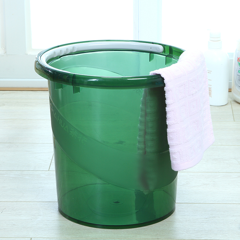 茶花 0249 水桶巧提手宽边塑料桶11L (单位:个)