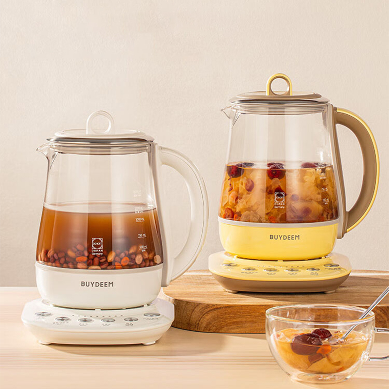 北鼎养生壶1.5L玻璃壶多功能保温壶煮茶器K118(颜色随机)