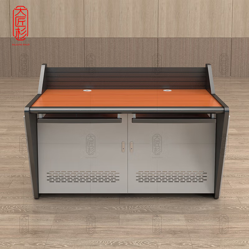 大匠杉 操作台中控桌电脑桌按米记价 DCZT061LT高清大图