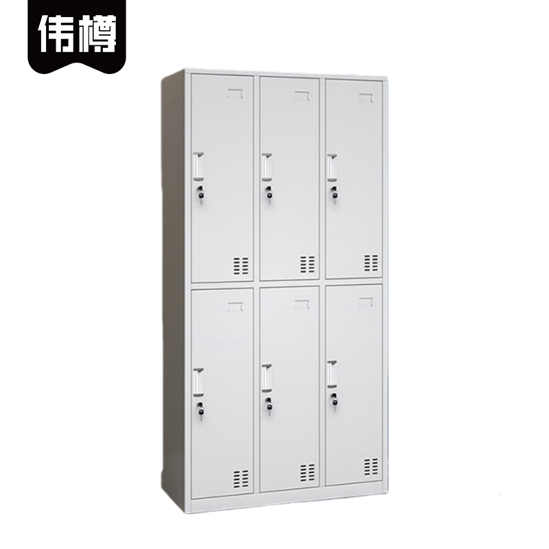 伟樽六门钢制衣柜定制台高清大图