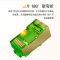 山泽六类屏蔽两件式网络水晶头 RJ45网线8P8C网线头FTP铜壳 Cat6类水晶头 50个/盒透明绿JBP650 S