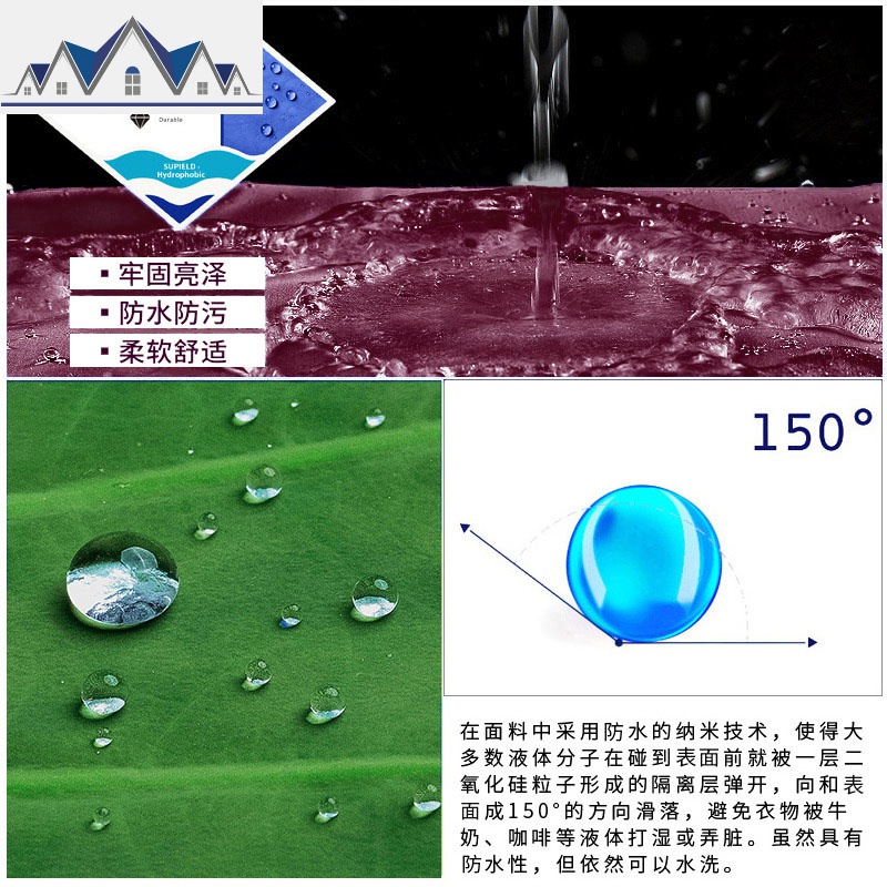 皮围裙水产专用防水防油厨房家用大人罩衣外套女男长袖软皮工作服 三维工匠高清大图