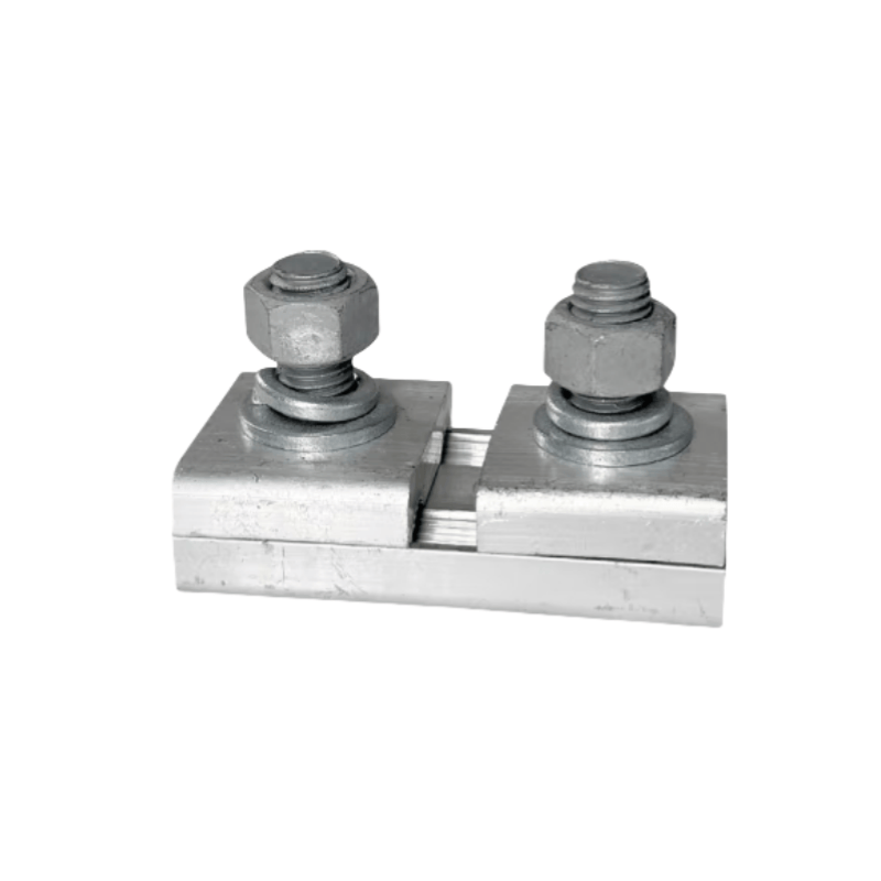 固力发 铝并沟线夹(不锈钢螺栓) JB-3 只高清大图