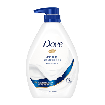 多芬(Dove)沐浴露 深层营润 滋养美肤沐浴乳1KG[联合利华](新老包装随机发货)