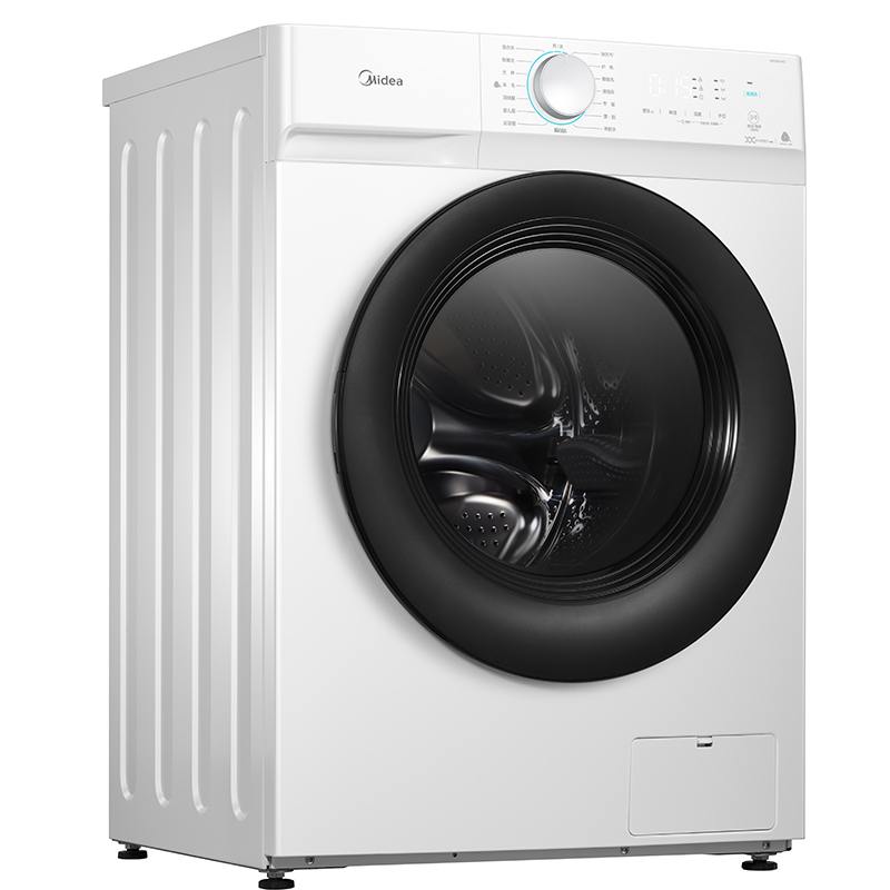 美的(Midea) 10公斤滚筒洗衣机 家用白色 食用级巴氏除菌洗 全自动变频 洗脱一体洗衣机MG100V11D