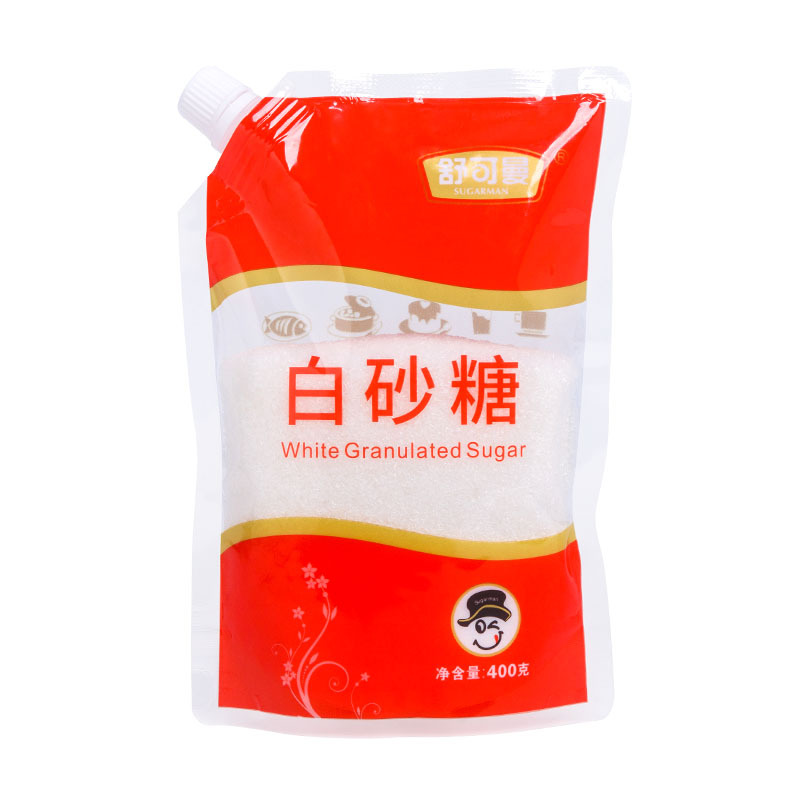 舒可曼白砂糖400g 白糖白砂糖碳化糖 带盖易保存 烹饪调味品