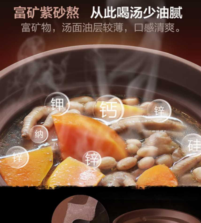 小熊(Bear)电炖锅 煲汤锅 炖汤锅 电砂锅 DDG-D20T5高清大图