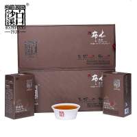 湖南茶叶安化黑茶白沙溪黑砖花砖金花茯砖老茶 2012年布衣砖茶