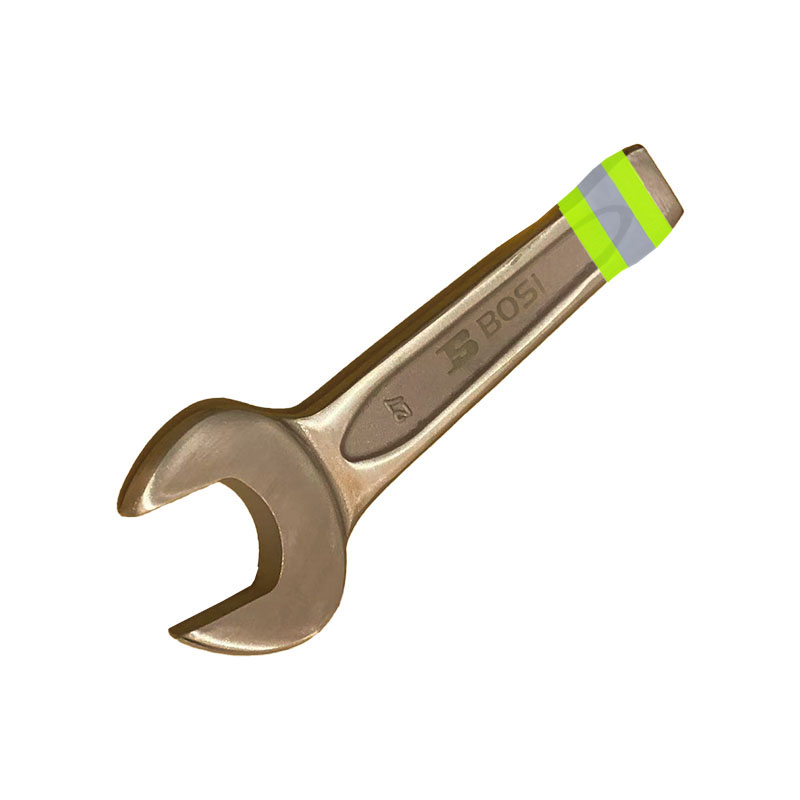 波斯(BOSI) 荧光系列防爆德式敲击开口扳手 27mm 把高清大图