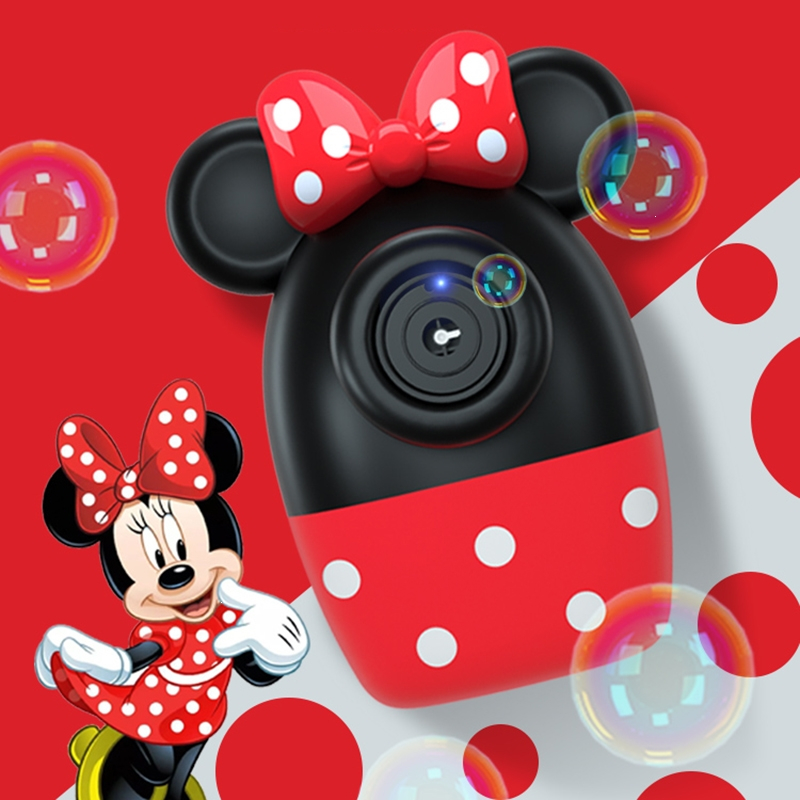 迪士尼泡泡机米奇照相机儿童手持ins少女心网红全电自动吹泡玩具