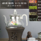 陶然电茶炉 童趣功夫煮茶器纳丽雅(Naliya)紫砂玻璃陶瓷养生壶电子热烧水陶瓷炉 黑圆单炉